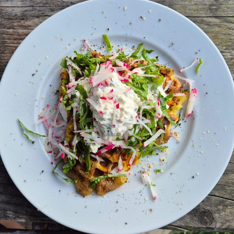 Vegetarische Waffel